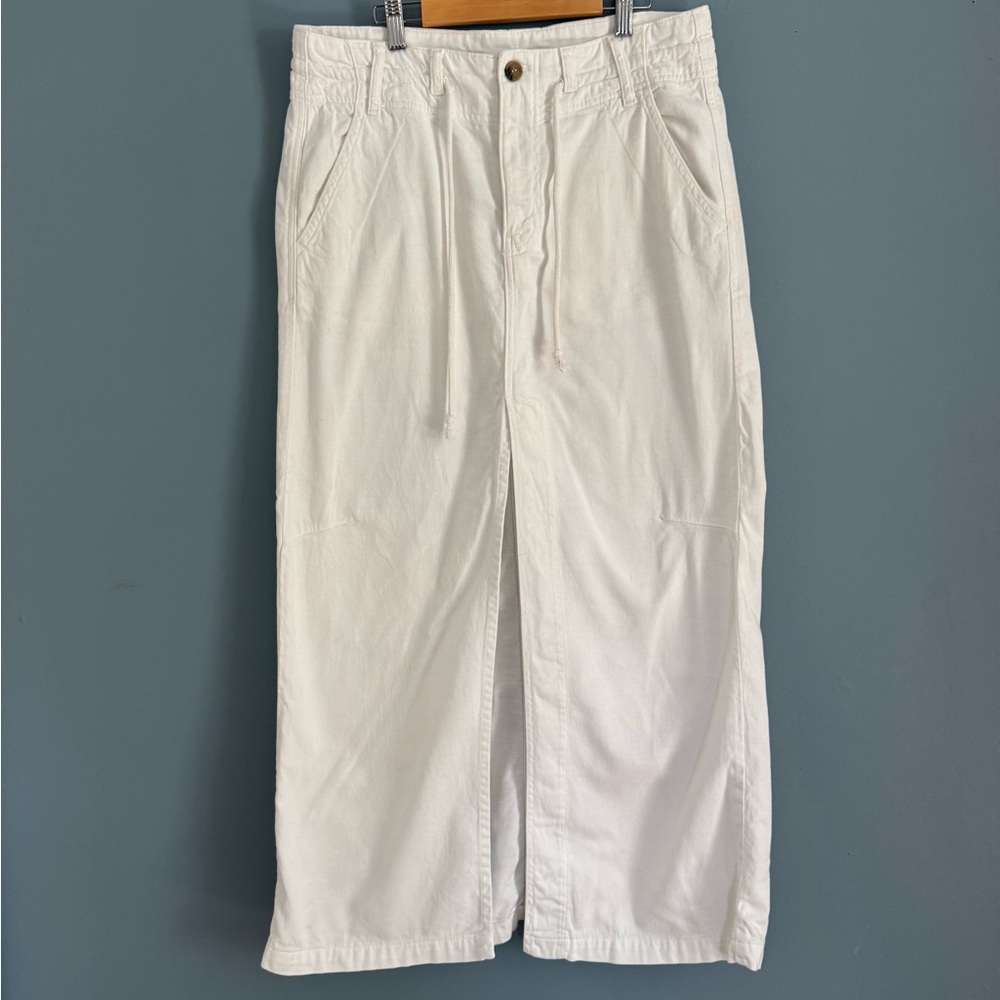 Free People Chino Maxi Skirt
